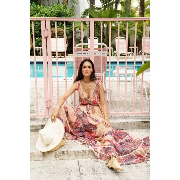 NWT HEMANT AND NANDITA LEAH MAXI DRESS